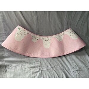 NWOT Pink Ice Cream Cone w/ Sprinkles & Ice Cream Drip 8.5" Tall Tree Collar